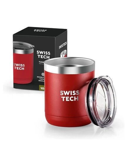 Стакан термо 295 мл с крышкой, нержавеющая сталь с покрытием SWISS+TECH, изображение 2 от магазина Планета Инструмент Стакан термо 295 мл с крышкой, нержавеющая сталь с покрытием SWISS+TECH, изображение 2