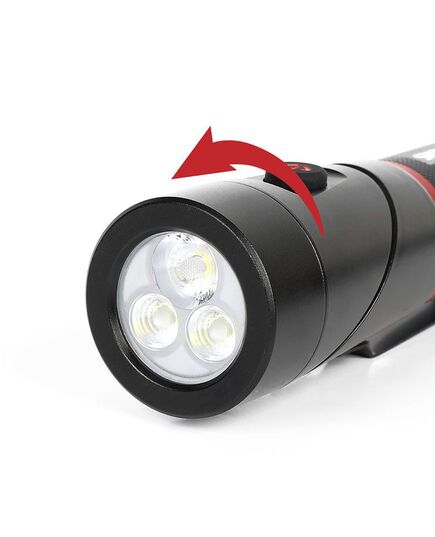 Фонарик с поворотной головой 4AAA 70/30 м, алюминиевый корпус SWISS+TECH, изображение 3