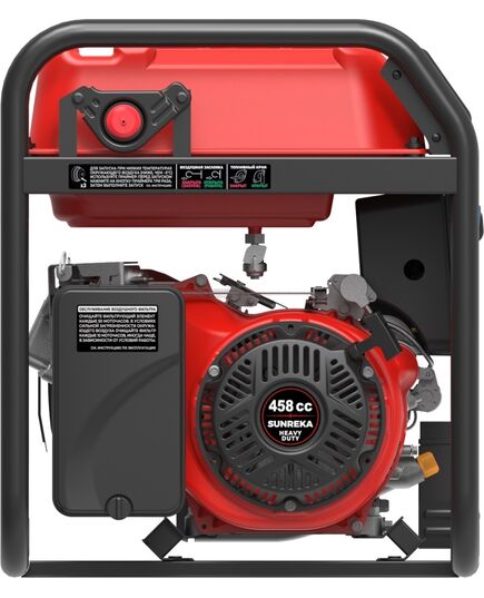 Электростанция бензиновая SUNREKA G8500TFEAX, 8.5 кВт, один.мощ. на 1-Ф и 3-Ф, электростартер, изображение 4