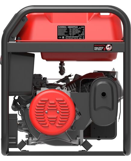 Электростанция бензиновая SUNREKA G8500TFEAX, 8.5 кВт, один.мощ. на 1-Ф и 3-Ф, электростартер, изображение 5