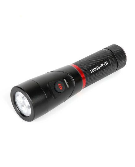Фонарик с поворотной головой 4AAA 70/30 м, алюминиевый корпус SWISS+TECH, изображение 2