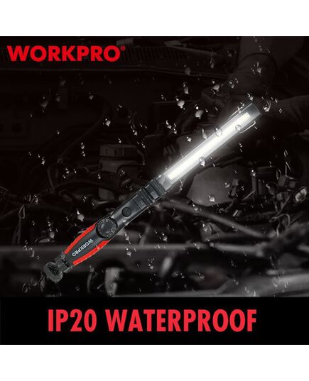 Фонарик светодиодный 60-400LM, перезаряжаемый WORKPRO, изображение 7