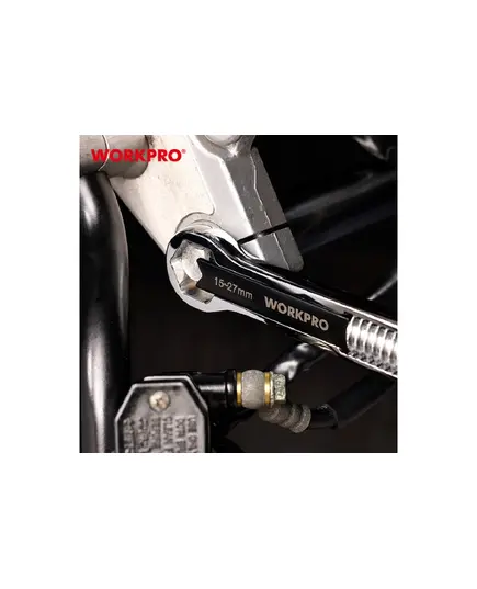 Ключ гаечный WORKPRO универсальный регулируемый (5-27мм,3/16"-1 1/16") метрич., дюйм, изображение 5