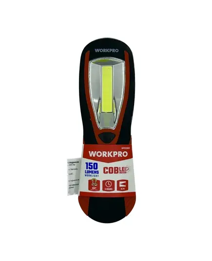 Фонарик светодиодный WORKPRO 160LM с подвесом, изображение 2