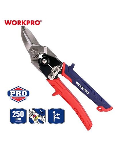 Ножницы по металлу 250 мм правые CR-Мо WORKPRO, изображение 6
