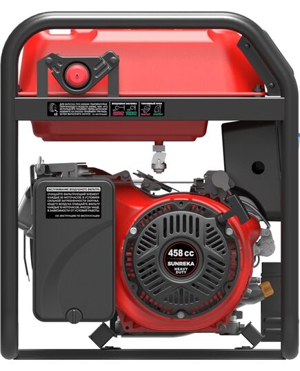 Электростанция бензиновая SUNREKA G7500EAX, 7.5 кВт ,1-Ф, электростартер, изображение 3