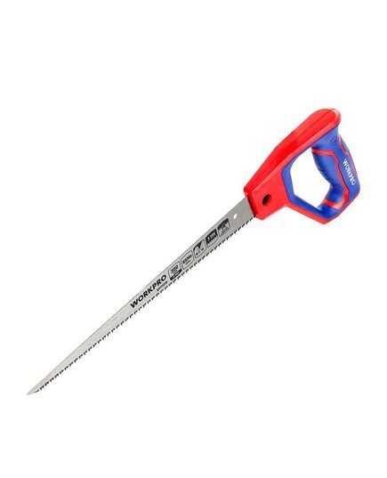 Ножовка по дереву 300 мм из стали 65Mn WORKPRO, изображение 2