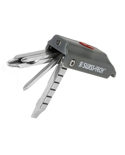 Мультитул складной 7 в 1 отвертка/фонарик SWISS+TECH, изображение 2 от магазина Планета Инструмент Мультитул складной 7 в 1 отвертка/фонарик SWISS+TECH, изображение 2