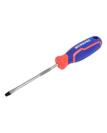Отвертка WORKPRO шлицевая 3х75 мм, CR-V