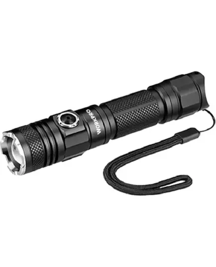 Фонарик светодиодный 1200LM перезаряжаемый, 6 режимов WORKPRO