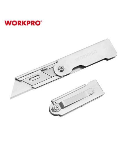 Нож складной металлический WORKPRO, изображение 2