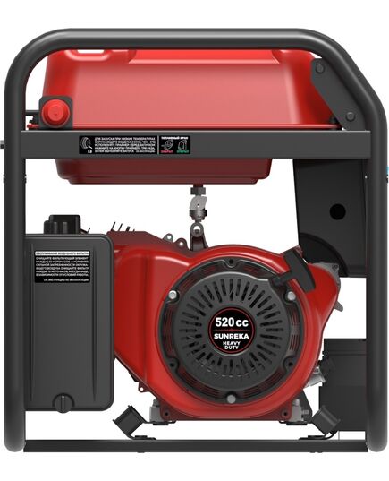 Электростанция бензиновая SUNREKA G10000EAX, 10 кВт, 1-Ф, электростартер, изображение 5