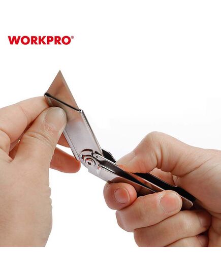 Нож складной металлический WORKPRO, изображение 6