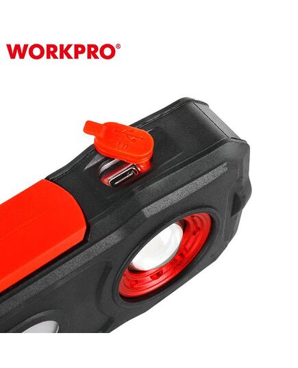 Фонарик светодиодный 170-400LM, перезаряжаемый WORKPRO, изображение 4
