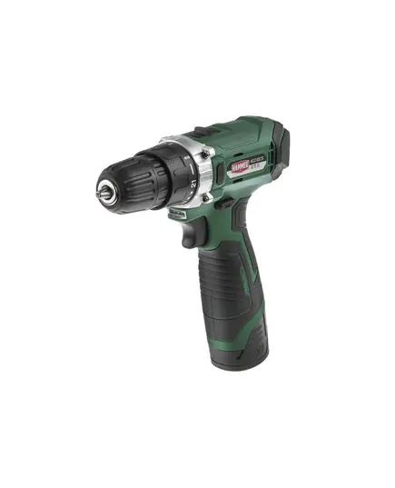 Аккумуляторная дрель Hammer ACD12CS, 12 В, 1x1.5 Ач Li-ION, 10 мм, 0-350/0-1400 об/мин, 26 Нм