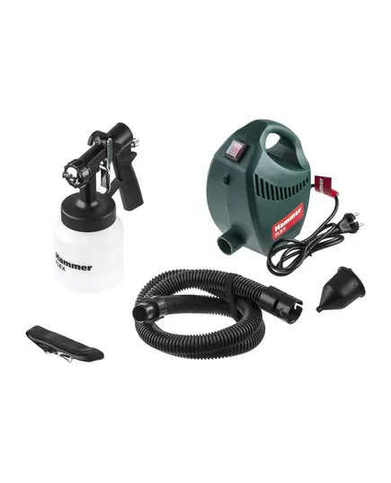 Краскопульт Hammer PRZ500B, 500 Вт, 800 мл бак, вязкость до 60 DIN, изображение 10