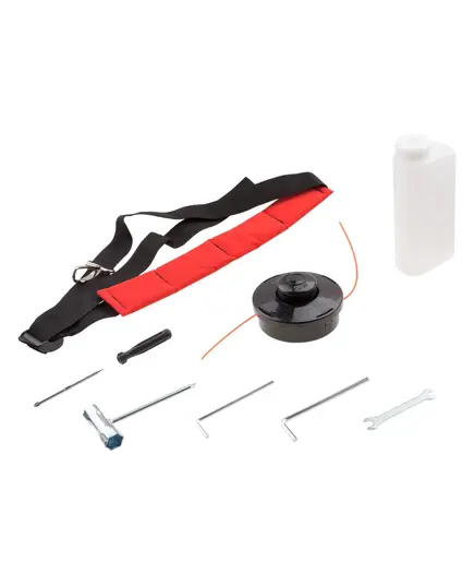 Мотокоса Hammer MTK420C, 1,8 лс/1,32 кВт, 42.7 см3, нож/леска 255/460 мм, ремень, изображение 8 от магазина Планета Инструмент Мотокоса Hammer MTK420C, 1,8 лс/1,32 кВт, 42.7 см3, нож/леска 255/460 мм, ремень, изображение 8