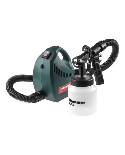 Краскопульт Hammer PRZ500B, 500 Вт, 800 мл бак, вязкость до 60 DIN