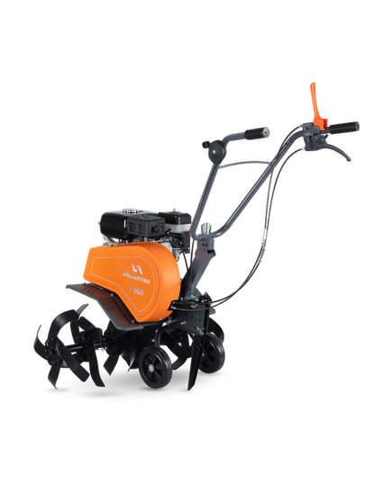 Мотоблок VILLARTEC T960, Двигатель H170FB 212см3 c датчиком уровня масла, 7 л.с. Передача 1 вперед, 1 назад, фрезы 30-50-85см, рабочая глубина до 35 с
