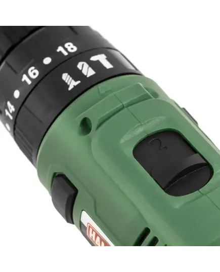 Аккумуляторная дрель ударная Hammer ACD16CH, 16 В, 2x2 Ач Li-ION, 10 мм, 0-350/0-1350 об/мин, 30 Нм, кейс, изображение 6