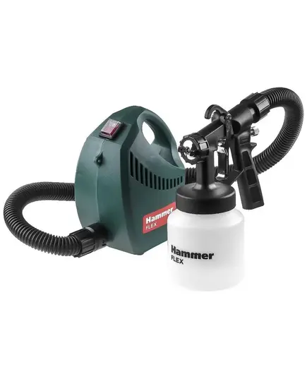 Краскопульт Hammer PRZ500A, 500 Вт, 800 мл бак, вязкость до 60 DIN