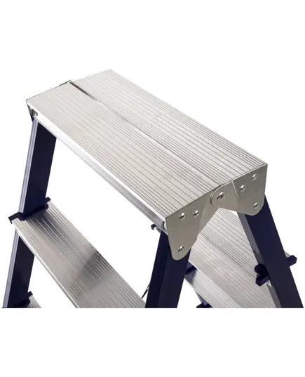 Стремянка ALUMET стальная 2-х сторонняя (2х5) (8205), изображение 6