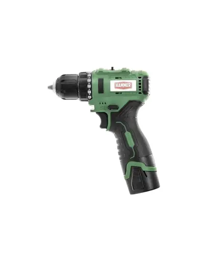 Аккумуляторная дрель бесщеточная Hammer ACD12BLC, 12 В, 2x2 Ач Li-ION, 10 мм, 0-400/0-1350 об/мин, 32 Нм, в кейсе, изображение 4 от магазина Планета Инструмент Аккумуляторная дрель бесщеточная Hammer ACD12BLC, 12 В, 2x2 Ач Li-ION, 10 мм, 0-400/0-1350 об/мин, 32 Нм, в кейсе, изображение 4