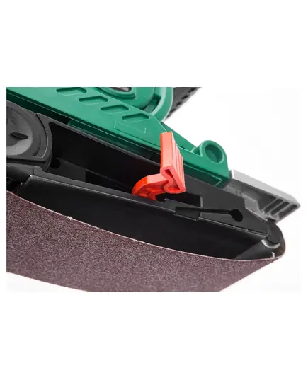 Шлиф.машинка ленточная Hammer LSM800B  800Вт 120-290м/мин лента 75x457мм, рамка, струбцины 2шт, изображение 6