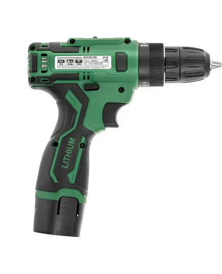 Аккумуляторная дрель промо Hammer ACD12/2C, 12 В, 2x1.5 Ач Li-ION, 10 мм, 0-350/0-1350 об/мин, 26 Нм, кейс
