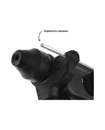 Перфоратор Hammer PRT800D, 800 Вт, SDS+, 26 мм, 0-1245 об/мин, 2.6 Дж, 3 режима, кейс, изображение 4