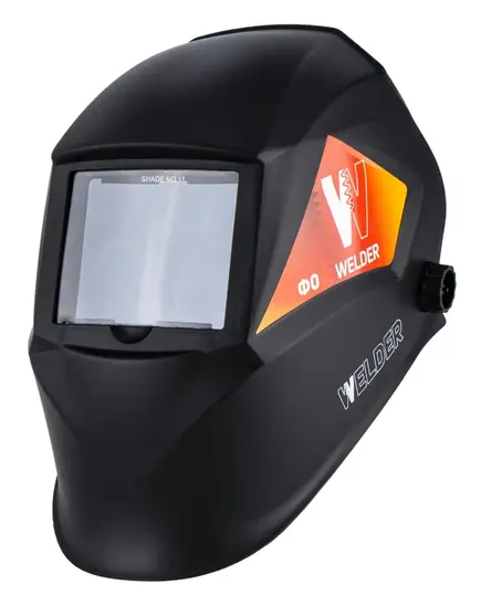 Маска сварщика WELDER Ф0, 110x90 мм DIN10-11 в коробке