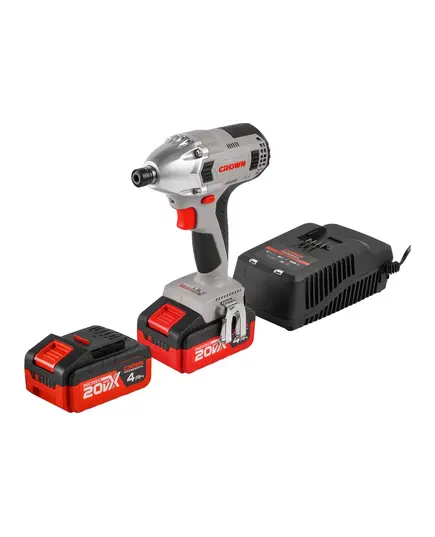 Аккумуляторный ударный винтоверт CROWN CT22021HX-4 TB, изображение 10