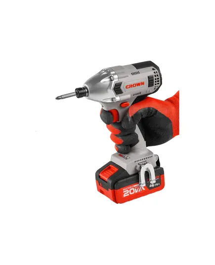 Аккумуляторный ударный винтоверт CROWN CT22021HX-4 TB, изображение 13