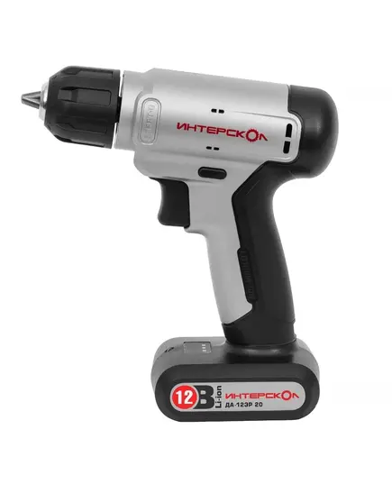 Аккумуляторный шуруповерт ИНТЕРСКОЛ ДА-12ЭР 20 СМАРТ, Li-ion 1,5 Ач, изображение 2