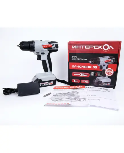 Аккумуляторный шуруповерт ИНТЕРСКОЛ ДА-10/18ЭР 35 ПРОМО, изображение 7