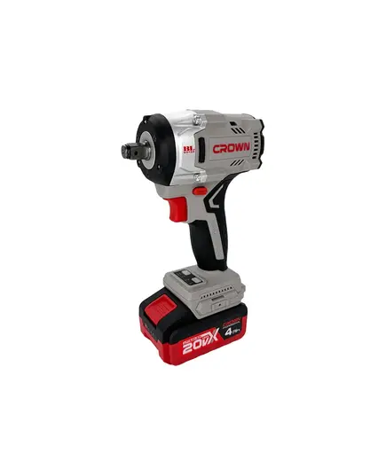 Гайковерт ударный аккумуляторный BL CROWN CT22062HX-4 BMC, 550 Нм, 20 В, B3+, бесщеточный, 2х4.0 Ач.