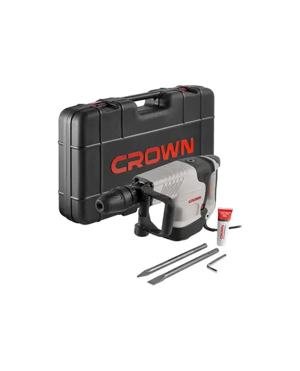 Молоток отбойный CROWN CT18123V BMC, 1.5 кВт, SDS-max, 900-1900 уд/мин, 8-25 Дж, 10.96 кг, кейс, изображение 8