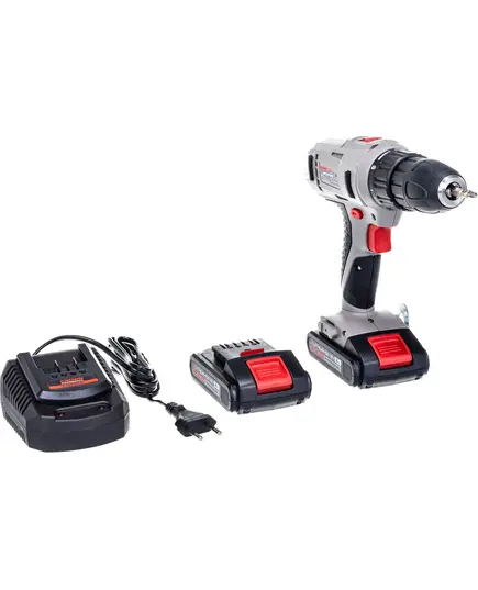 Аккумуляторный шуруповерт CROWN CT21056LH-2 BMC, 18 В, 2*2 Ач Li-ion, 35/45 Нм, 0-350/0-1350 об/мин., вес 1,54 кг., изображение 7