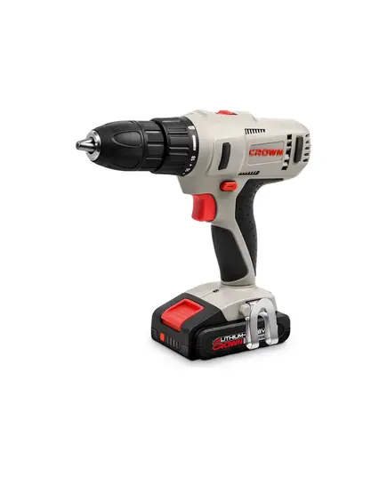 Аккумуляторный шуруповерт CROWN CT21056LH-2 BMC, 18 В, 2*2 Ач Li-ion, 35/45 Нм, 0-350/0-1350 об/мин., вес 1,54 кг., изображение 3
