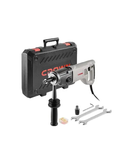 Дрель алмазного сверления CROWN CT32072DH BMC, 1400 Вт, 0-900/0-2200 об/мин, 0-14400/0-35200 уд/мин, изображение 8