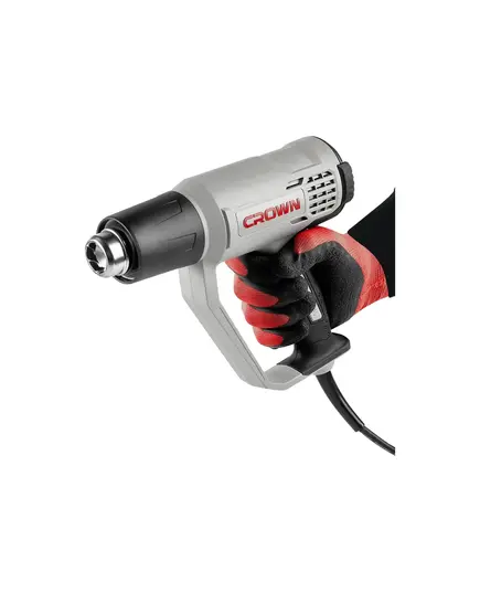 Фен технический CROWN CT19042K, 2000 Вт, 50/50-650/50/650°C, 600/300/600 л/мин, изображение 8 от магазина Планета Инструмент Фен технический CROWN CT19042K, 2000 Вт, 50/50-650/50/650°C, 600/300/600 л/мин, изображение 8