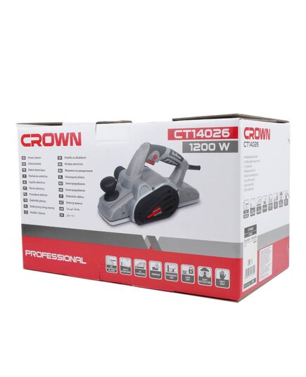 Рубанок CROWN CT14026, 1.2 кВт, 16000 об/мин, 110 мм, 0-3 мм, 4.4 кг, изображение 9