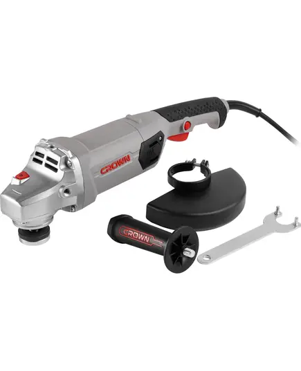 Угловая шлиф.машина CROWN CT13507-150N, диаметр диска 150 мм, 1500 Вт, 9500 об/мин., вес 3,48 кг., изображение 9