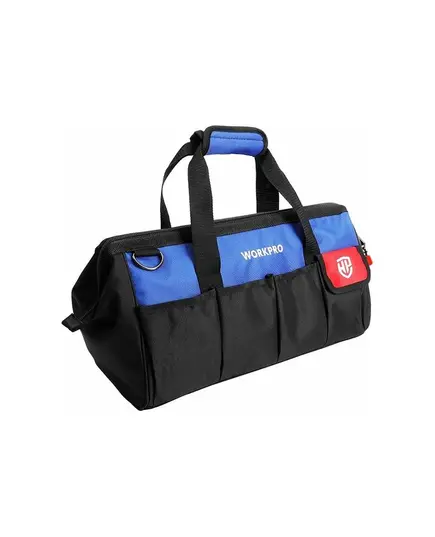 Сумка WORKPRO для инструментов на молнии с ремнем, полиэстер 600D 300мм, изображение 3