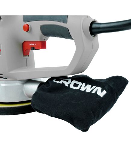 Эксцентриковая шлифовальная машина CROWN CT13395, 450 Вт, 4000-13000 об/мин, 150 мм, изображение 5