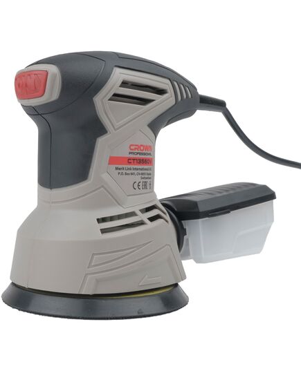 Эксцентриковая шлифовальная машина CROWN CT13560V, 300 Вт, 6000-13000 об/мин, 125 мм, 2 мм, изображение 3