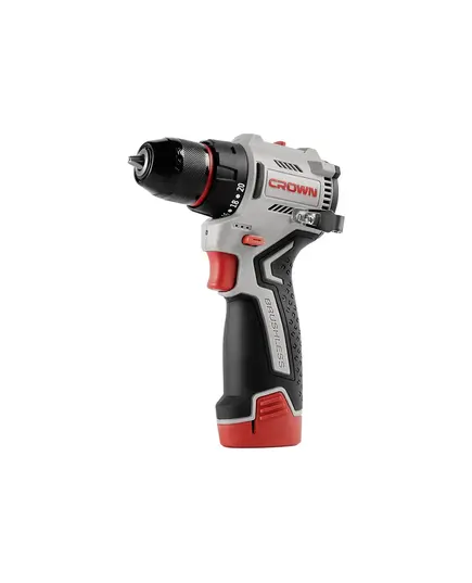 Дрель-шуруповерт аккумуляторная CROWN CT21129HMX-2 BMC, 12В Li-ion, 2х2,0 Ач, 45 Нм, изображение 2 от магазина Планета Инструмент Дрель-шуруповерт аккумуляторная CROWN CT21129HMX-2 BMC, 12В Li-ion, 2х2,0 Ач, 45 Нм, изображение 2