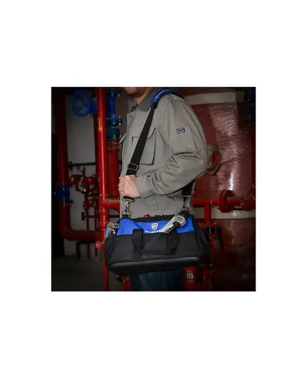 Сумка WORKPRO для инструментов на молнии с ремнем, полиэстер 640D, 510 мм, водонепр. покрытие, изображение 7 от магазина Планета Инструмент Сумка WORKPRO для инструментов на молнии с ремнем, полиэстер 640D, 510 мм, водонепр. покрытие, изображение 7