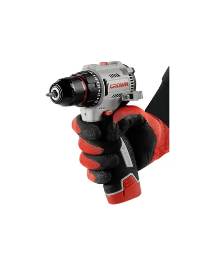 Дрель-шуруповерт аккумуляторная CROWN CT21129HMX-2 BMC, 12В Li-ion, 2х2,0 Ач, 45 Нм, изображение 7 от магазина Планета Инструмент Дрель-шуруповерт аккумуляторная CROWN CT21129HMX-2 BMC, 12В Li-ion, 2х2,0 Ач, 45 Нм, изображение 7