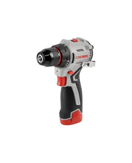 Дрель-шуруповерт аккумуляторная CROWN CT21129HMX-2 BMC, 12В Li-ion, 2х2,0 Ач, 45 Нм